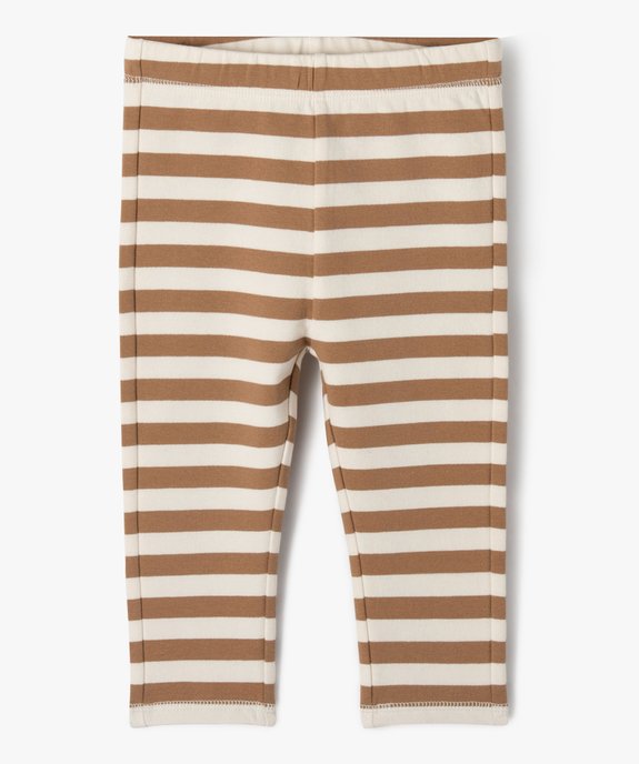 Legging en molleton imprimé bébé garçon vue1 - GEMO(BEBE DEBT) - GEMO