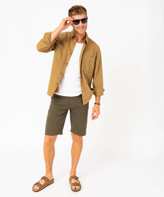 Sur-chemise en coton homme vue5 - GEMO 4G HOMME - GEMO