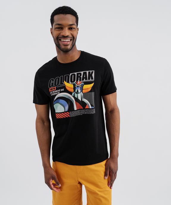 Tee-shirt manches courtes en jersey de coton imprimé homme - Goldorak vue1 - GOLDORAK - GEMO