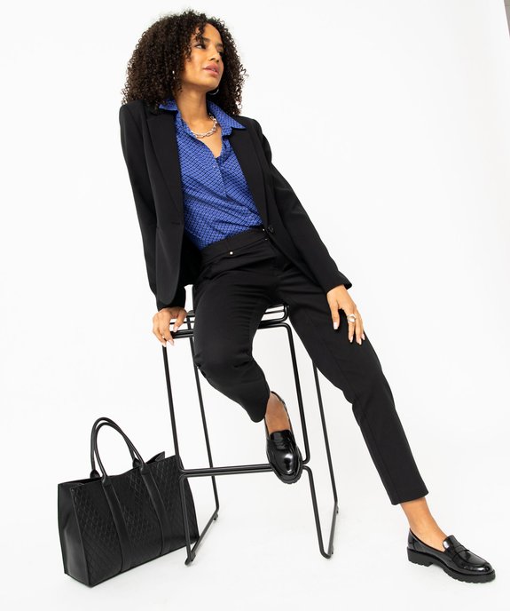 Chemise imprimée à manches longues femme vue5 - GEMO 4G FEMME - GEMO