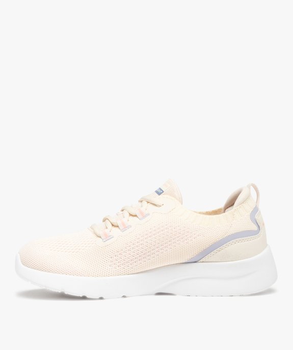Baskets femme unies légères à lacets - Skechers vue3 - SKECHERS - GEMO