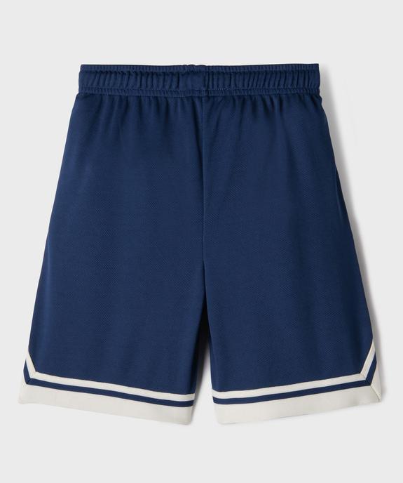 Short de sport aux finitions contrastantes garçon - Camps United vue3 - CAMPS - GEMO