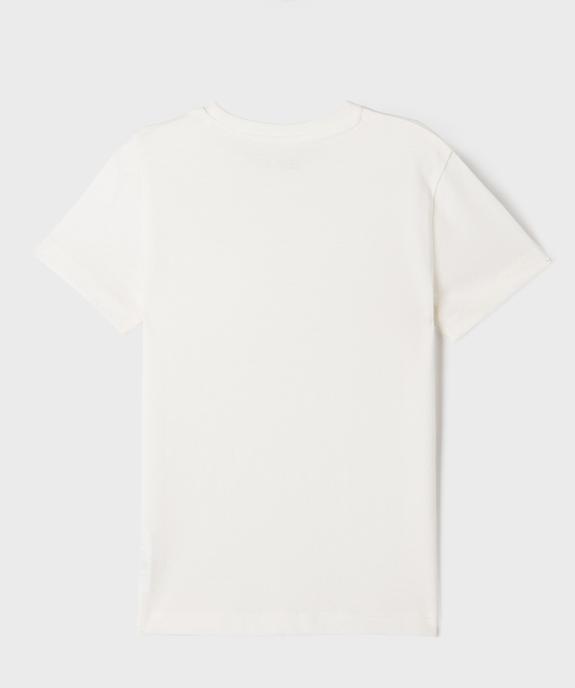 Tee-shirt manches courtes avec poche poitrine garçon vue3 - GEMO 4G GARCON - GEMO