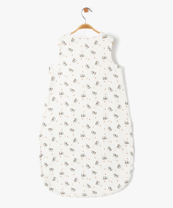 Gigoteuse bébé en gaze de coton spéciale été vue4 - GEMO(BB COUCHE) - GEMO