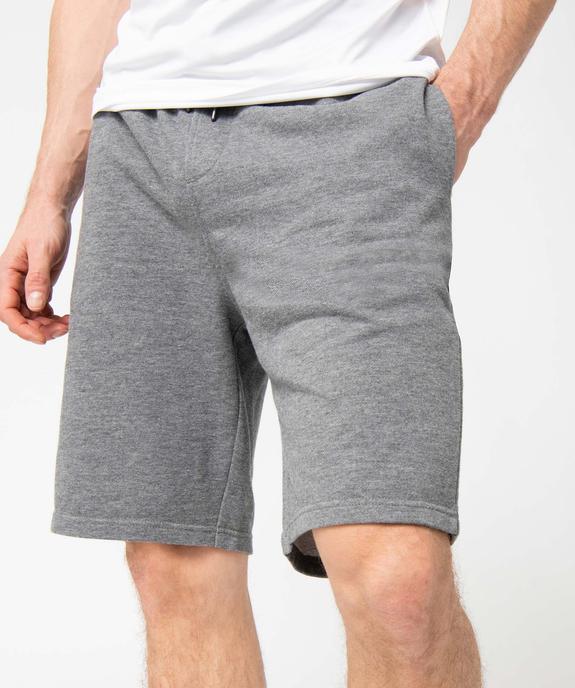 Bermuda homme en maille extensible vue6 - GEMO (HOMME) - GEMO