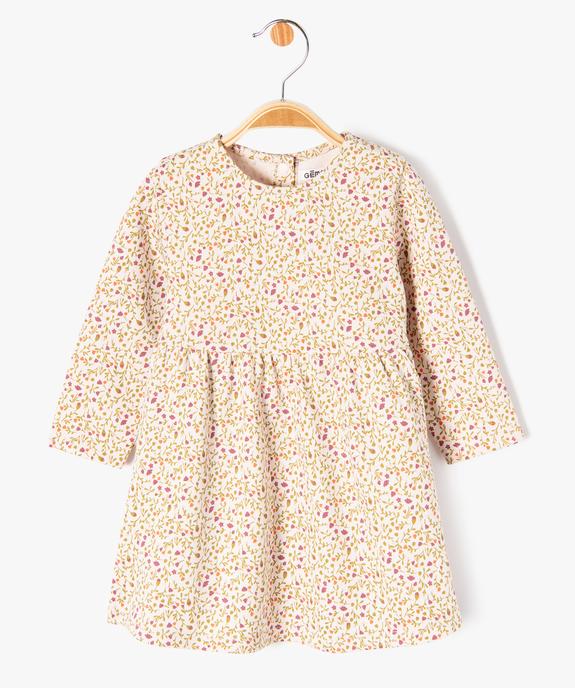 Ensemble bébé fille 2 pièces : robe + gilet vue2 - GEMO(BEBE DEBT) - GEMO