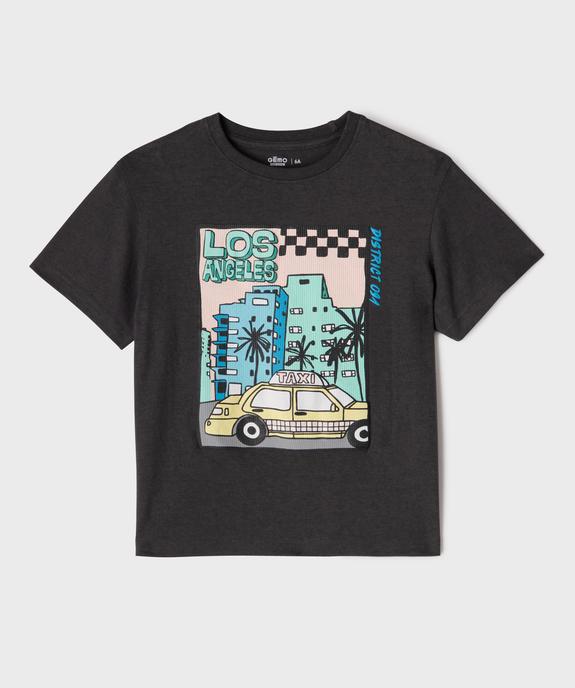 Tee-shirt manches courtes imprimé garçon vue1 - GEMO 4G GARCON - GEMO