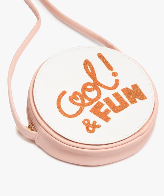 Sac à main fille zippé format rond avec faces interchangeables vue4 - GEMO (ENFANT) - GEMO