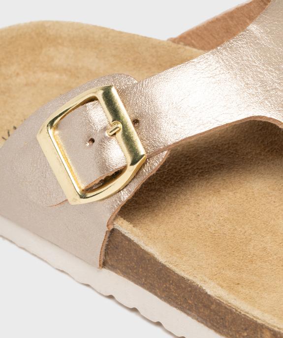 Sandales à entredoigt et semelle intérieure cuir anatomique femme - Valentina Baldano vue6 - VALENTINA BALDA - GEMO