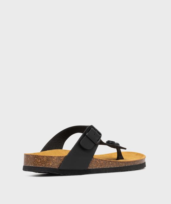 Mules femme à talon plat avec large bride en T unie - Valentina Baldano vue10 - VALENTINA BALDA - GEMO