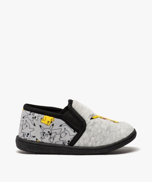 Chaussons garçon élastiqués en velours ras - Pokemon vue1 - POKEMON - GEMO