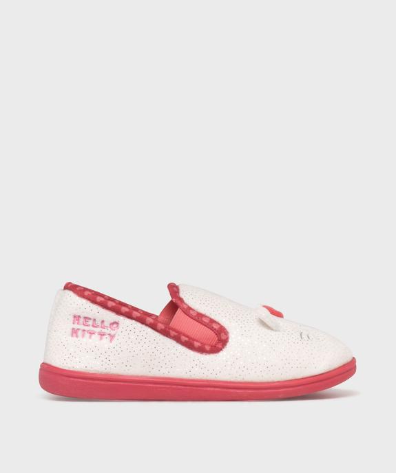 Chaussons pantoufles en velours fille Hello Kitty vue1 - HELLO KITTY - GEMO