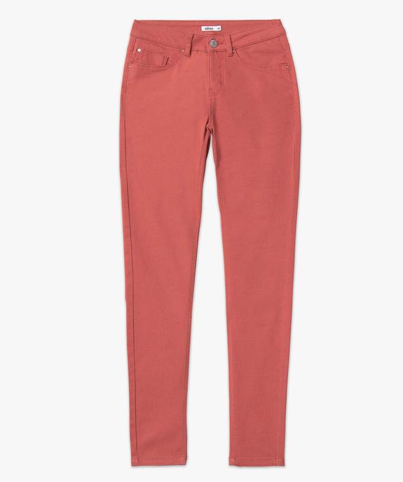 Pantalon coupe Slim taille normale femme vue4 - GEMO 4G FEMME - GEMO