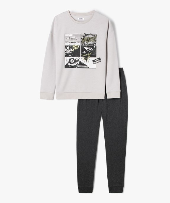 Pyjama garçon imprimé manga vue1 - GEMO (JUNIOR) - GEMO
