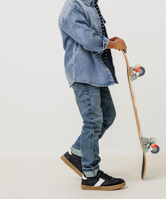 Jean Regular avec taille ajustable garçon vue1 - GEMO 4G GARCON - GEMO