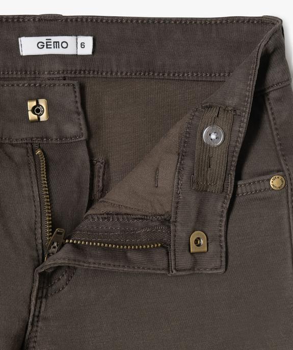 Pantalon cargo bas resserré garçon - GEMO (ENFANT) Pantalon cargo bas resserré garçon vue8 - GEMO (ENFANT) - GEMO