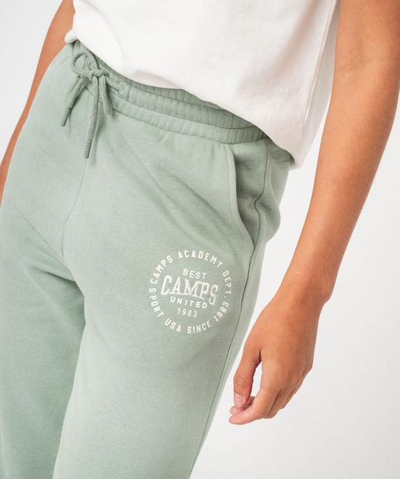 Jogging large en molleton doux imprimé femme - Camps United vue2 - CAMPS - GEMO