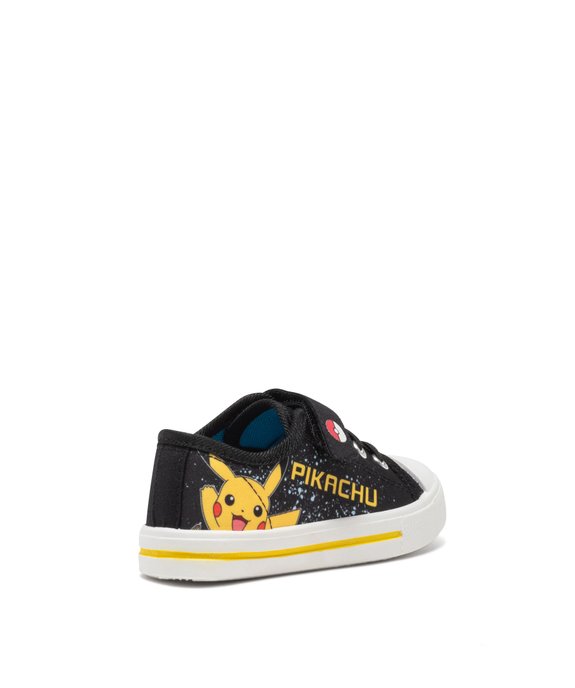 Baskets garçon en toile imprimées Pikachu - Pokemon vue4 - POKEMON - GEMO