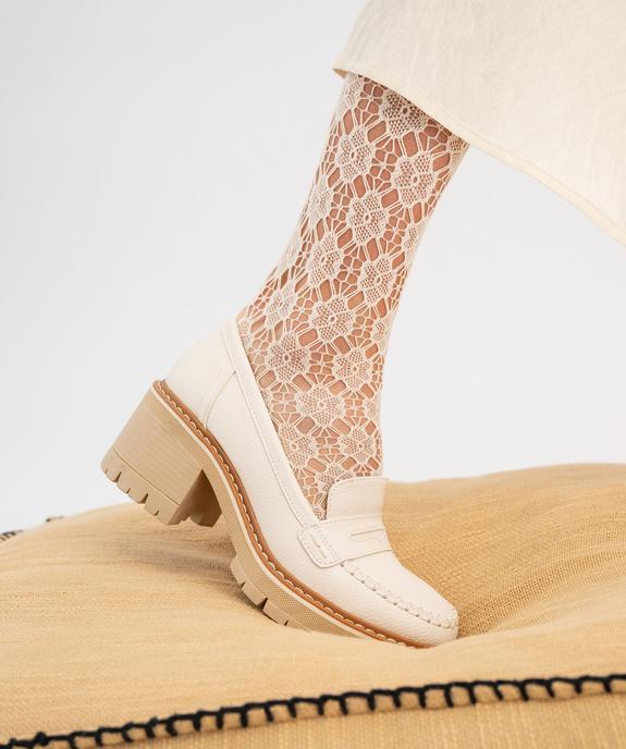 Mocassins femme avec épaisse semelle crantée - 5 Miles vue1 - 5 MILES - GEMO
