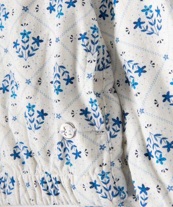 Blouson léger à motifs fleuris fille - LuluCastagnette vue2 - LULUCASTAGNETTE - GEMO