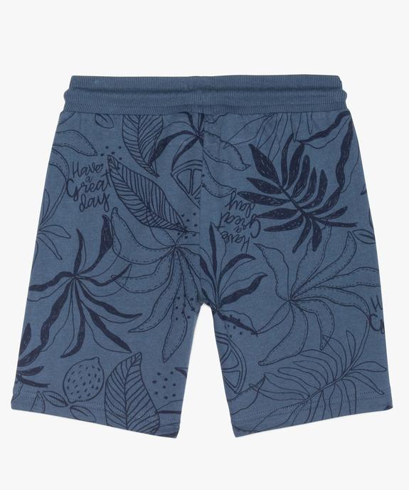 Short garçon imprimé à taille élastiquée vue2 - GEMO (ENFANT) - GEMO