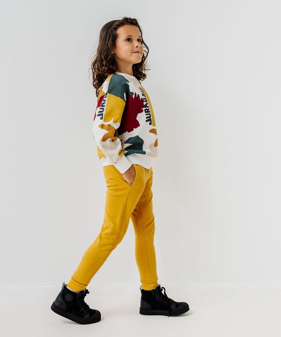 Pantalon de jogging avec intérieur molletonné garçon vue6 - GEMO (ENFANT) - GEMO