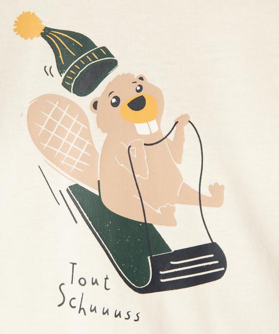 Tee-shirt manches longues et col roulé imprimé bébé garçon vue2 - GEMO(BEBE DEBT) - GEMO