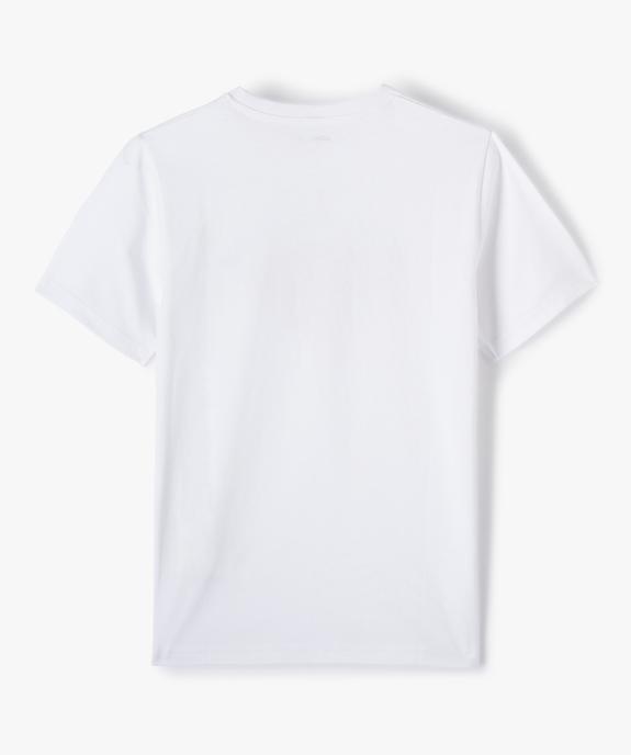 Tee-shirt garçon à manches courtes avec motif vue3 - GEMO (JUNIOR) - GEMO