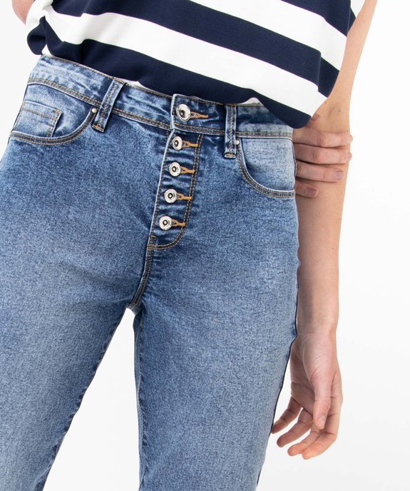 Jean femme coupe Slim délavé - Complices vue5 - COMPLICES - GEMO