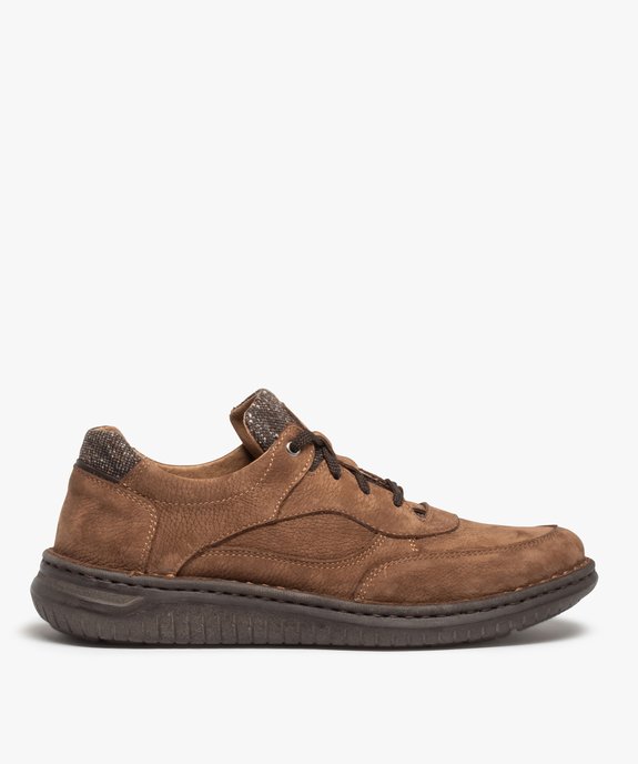 Derbies homme confort dessus cuir uni – Zen Air vue1 - ZEN AIR - GEMO