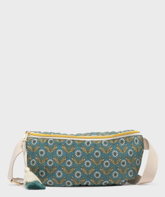 Sac banane en coton matelassé avec motifs fleuris femme vue1 - GEMO (ACCESS) - GEMO
