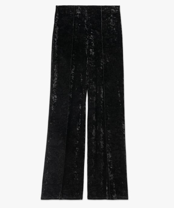Pantalon large en velours fluide femme vue4 - GEMO(FEMME PAP) - GEMO