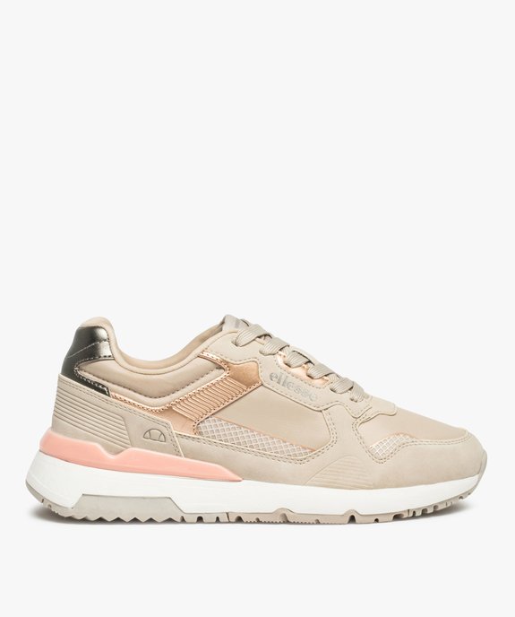 Baskets femme dessus textile et suédine – Ellesse Camberra vue1 - ELLESSE - GEMO