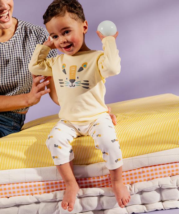 Pyjama 2 pièces motif lion bébé vue5 - GEMO 4G BEBE - GEMO