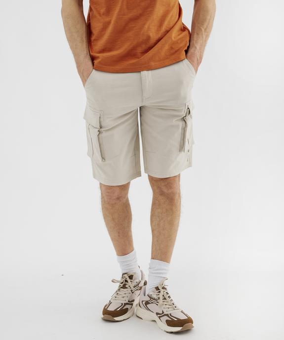 Bermuda cargo regular en Ripstop extensible homme - Roadsign vue1 - ROADSIGN GEMO FOR GOOD D - GEMO