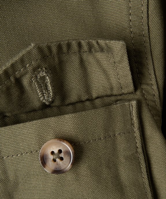 Veste garçon en toile look chemise - LuluCastagnette vue3 - LULUCASTAGNETTE - GEMO