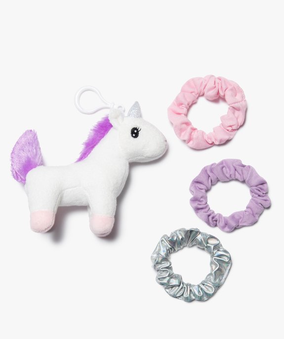 Porte-clés enfant peluche en forme de licorne vue2 - GEMO (ACCESS) - GEMO