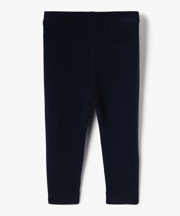 Pantalon en maille douce bébé fille vue3 - GEMO(BEBE DEBT) - GEMO