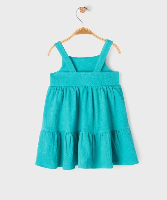 Robe à bretelles coupe évasée bébé fille vue3 - GEMO(BEBE DEBT) - GEMO