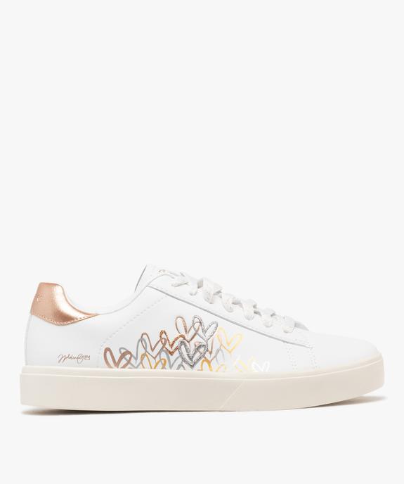 Baskets basses à lacets et détails brillants femme  - Skechers vue1 - SKECHERS - GEMO