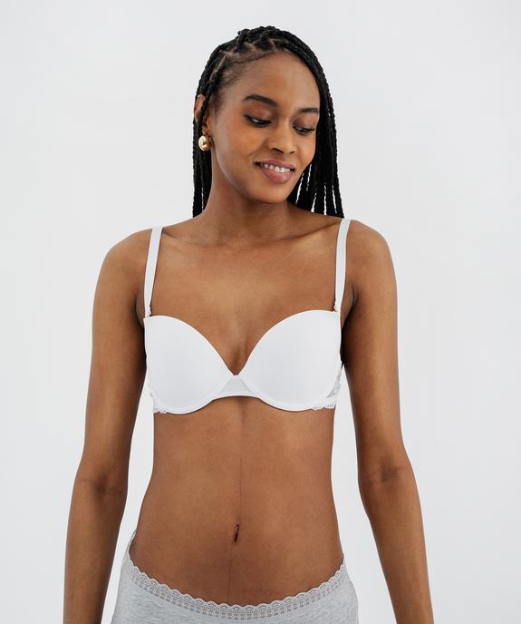Soutien-gorge corbeille avec bretelles multipositions vue3 - GEMO(HOMWR FEM) - GEMO