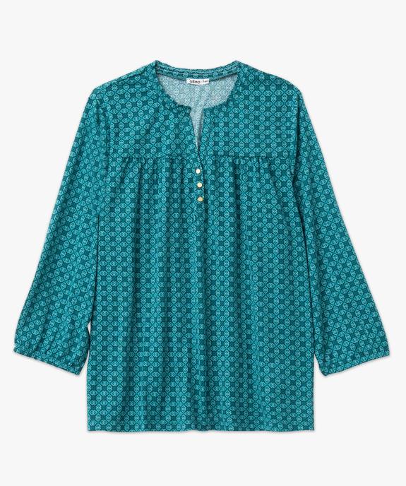 Tee-shirt femme grande taille à manches 3/4 imprimé vue4 - GEMO 4G GT - GEMO