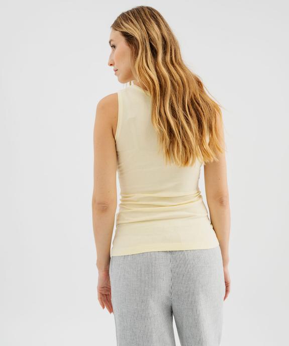 Débardeur à col rond femme vue3 - GEMO 4G FEMME - GEMO