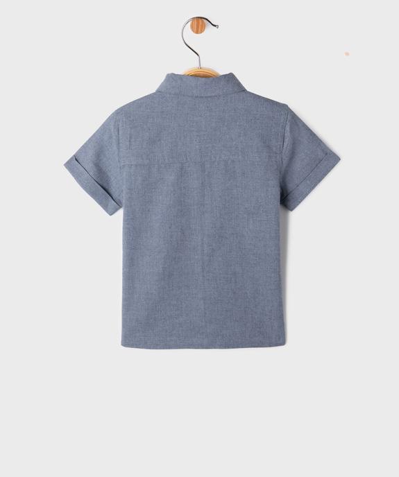 Chemise manches courtes bébé garçon - LuluCastagnette vue6 - LULUCASTAGNETTE - GEMO