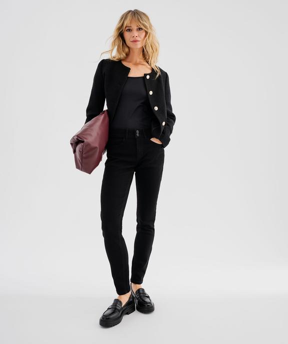 Jean skinny push-up taille normale femme vue6 - GEMO 4G FEMME - GEMO