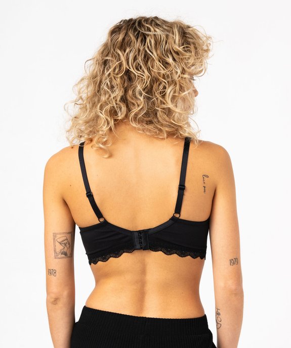 Soutien-gorge d'allaitement moulé sans armatures à dos modulable vue3 - GEMO 4G MATERN - GEMO