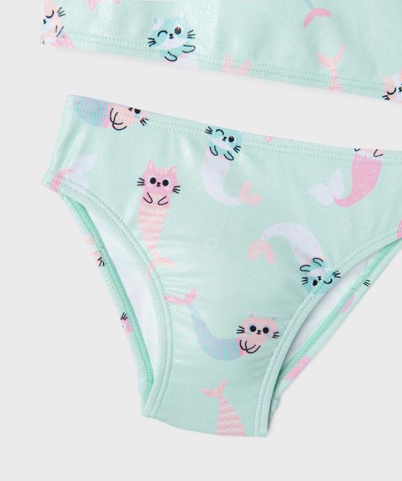 Maillot de bain tankini à motifs chats bébé fille vue3 - GEMO(BEBE DEBT) - GEMO