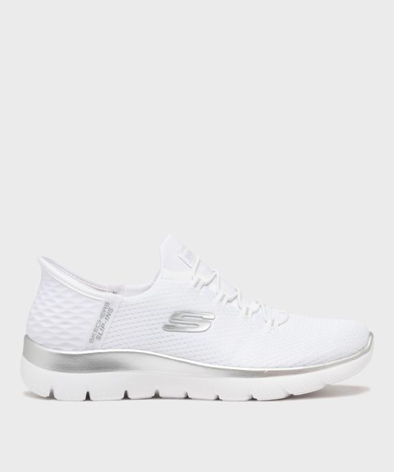 Baskets en mesh faciles à enfiler femme Slip ins Summits - Skechers vue1 - SKECHERS - GEMO