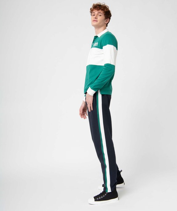 Pantalon de jogging homme coupe droite à rayures colorées - Camps United vue5 - CAMPS UNITED - GEMO