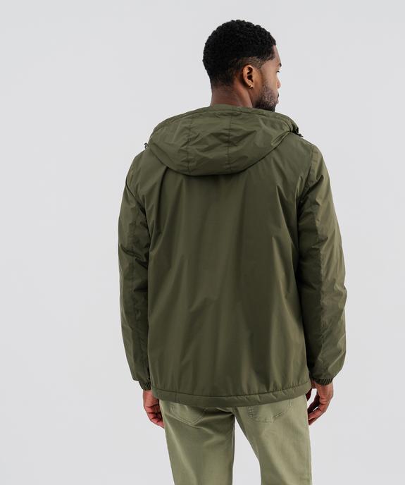 Blouson à capuche et dessus déperlant homme vue3 - GEMO (HOMME) - GEMO